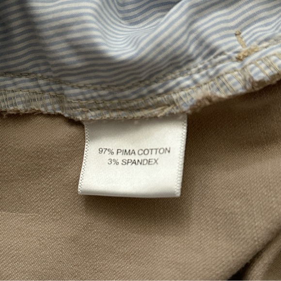 Peter Millar Pants Mens Size 34 Pilot Twill Trouser Stretch ME0B06 Beige - Picture 7 of 7